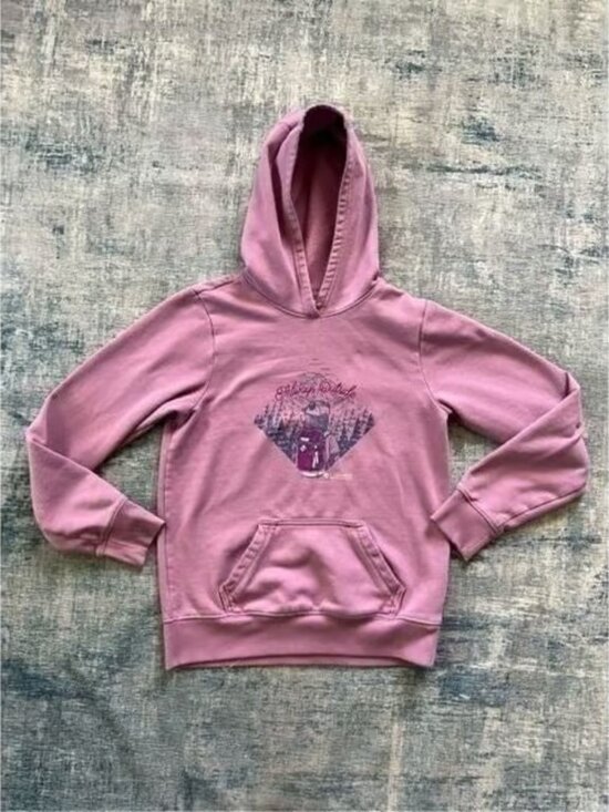 Columbia Lavender Always Outside Hiking Hoodie Sweatshirt Girls Large 14 - 16 - Picture 1 of 3